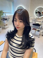 エヌ 大阪梅田店(enu)&nbsp;【大阪梅田】ブルーブラック×韓国風くびれ巻き