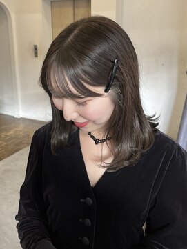 ヘアーアイスカルテット(HAIR ICI QUARTET) 大人可愛い小顔こなれカールチョコレートカラーブリーチなし