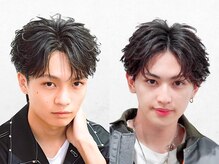 ビカムメンズヘアー 栄店(become men's hair)の雰囲気（フェザーショート、フェザーパーマのトレンドスタイル大好評！！）