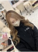 フェイスフレーミング/ブリーチ2～3回必須/ハイトーン