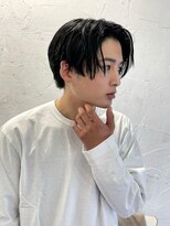 ワンカールニュアンスフェザー韓国カルマメンズパーマ
