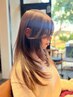 ☆平日限定☆SONOMI指名似合せカット+ALLUЯEカラー+マイクロバブル/10800