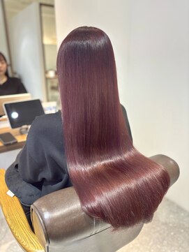 アールサロン 名駅(Rr SALON) おすすめ暖色カラー/髪質改善/ワインレッド