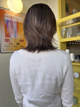 ヒントステーション(HINTSTATION) 〈浅草 半個室〉ブリーチなしラテベージュ