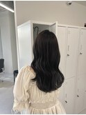 ダークグレージュ×韓国風ウェーブ