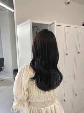 ヌーヴェル(nouvelle) ダークグレージュ×韓国風ウェーブ