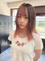 エンブリーチ バイ タグ 樟葉(enn. bleach by t.a.g)&nbsp;アンブレラカラー/ピンクベージュ