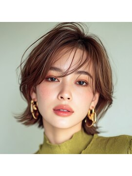 モンド ヘアクリエーション 新栄店(monde hair creation) 【monde】ハンサムショート×美シルエット×ブラウンカラー