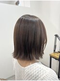 切りっぱなしボブ