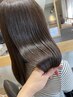 カット+オーガニックカラー+縮毛矯正+髪質改善Aujua3stepTR【￥17500】