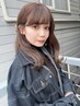 [お得]CUT＋透明感ルミシャスカラー(リタッチ)+3stepTr￥8000