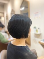 ヘアー グリーン(hair green) 30代40代50代/ショートボブ/ヘアマニキュア/ナチュラルブラウン