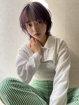 アヴァンス 広島本通店(AVANCE.) グランマッシュ/ミディアムヘア/暗めカラー/デザインカラー