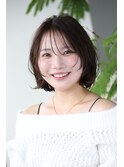 抜け感大人ボブ