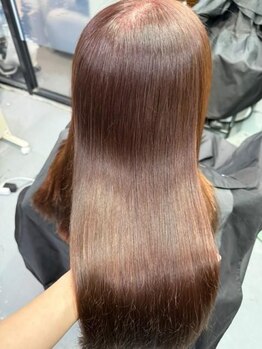 毎朝のお手入れが驚くほど楽ちんに◎乾かすだけでまとまる、思わず触れたくなる憧れのサラ艶ストレートへ。