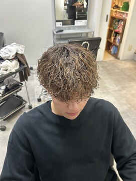 イーラ アメ村店(era) 波巻きパーマパーマ/メンズ/刈り上げ/眉毛/ツイスト