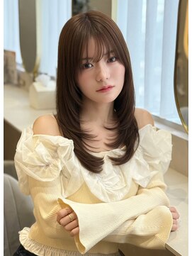 シーシンジュク 新宿南口(Sea shinjuku) 似合わせカット×大人ガーリー[ダークアッシュ/韓国]