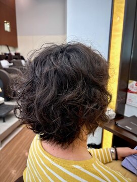 ユニックス イオンモール北戸田店(UNIX) 【くせ毛活かし&パーマ】くせ毛ウルフショート×裾パーマ