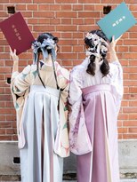 バサラ 横浜駅前店(VASARA)&nbsp;横浜/袴ヘア/カチモリ/ツインアレンジ/編み下ろし