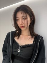 エトワ 新宿(ETOWA)&nbsp;ブリーチなし透明感ブラウン×小顔くびれミディ☆