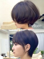 エルヘアメゾン(el. hair maison) 静岡ショートマッシュショートハンサムショート黒髪マッシュボブ