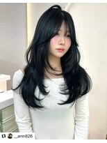 ガガ 心斎橋(GAGA) 前髪/イメチェン/アンブレラカラー/ピンクベージュ