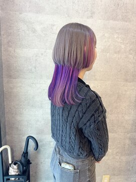 ブレイブ ヘアデザイン(BRaeVE hair design) ラベンダーピンククラゲ