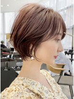 ビュートヨナカ(VIEW TOYONAKA)&nbsp;【３０代４０代５０代】ショートボブ/暖色カラー/顔周り/前髪