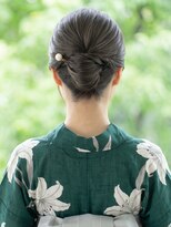 と和 巣鴨 【浴衣・和装】大人上品な艶やか夜会巻きアップ