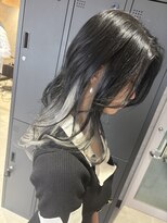 【全席完全個室サロン】ef lien西大寺 × 髪質改善ミルボンAujua認定サロン&nbsp;インナーカラーシルバー