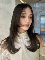 ロンド シャルム 吉祥寺(Lond charme)&nbsp;韓国風レイヤーカット/ミルクティーベージュ/シースルーバング