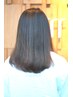 【髪質改善】縮毛矯正+似合わせカット+トリートメント