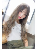 エクステ専門店あるじゃんすー 小倉店&nbsp;ミルキーグレージュ#シールエクステ#ロングヘア#エクステ#小倉