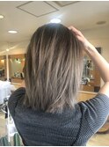 アッシュグレイカラー☆ highlight