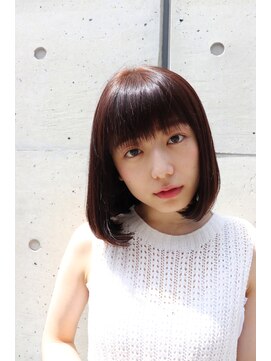 ヘアーサロン ニュアンス(HAIR SALON nuance) 大人かわいい　コスメストレート　潤うサラ艶髪　ロブ