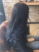 リーヘア(Ly hair) Blue Berryグラデーション