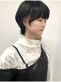 ショートウルフ×インナーカラー