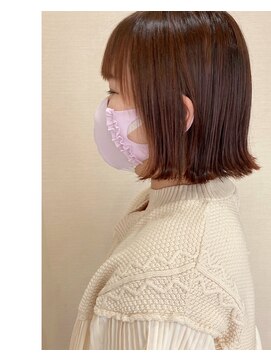 ソルト(Salt) 前髪だけ縮毛矯正♪パツンとボブ