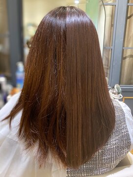 シェア 梅田 バイ ケーツー(SHARE 梅田 by k-two) 酸性縮毛矯正/酸性ストレート×大人かわいいヘア/40代/50代/60代