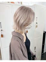 イコ 表参道原宿(ico)&nbsp;ブリーチ２回以上  ホワイトベージュ