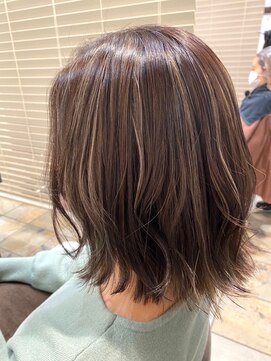 ネオリーブアオバ 高田馬場店(Neolive aoba) ボブ×ハイライト