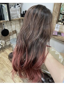 ラニ タテヤマ(LANI tateyama) ロング×グラデーションカラー