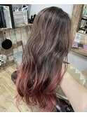ロング×グラデーションカラー