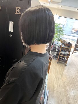 ギフト ヘアー サロン(gift hair salon) 【ワンレンボブ】原口健伸