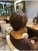 白髪ぼかしハイライト