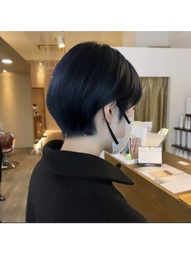 パームス(Palms) ブルーブラック/マッシュショート