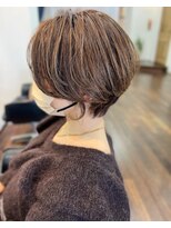 ラトリエコンタン(L´atelier Content)&nbsp;30代40代50代大人可愛いひし形丸み絶壁解消ショート