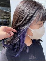 ソーコヘアー 海田店(So-ko hair)&nbsp;purple inner color