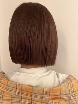 エー(A) 【艶】ぱっつんボブ×トレンドヘア