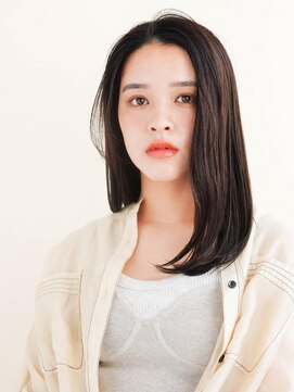 ジュール 大分(Joule) ミディアムヘア/斜めバング/グレージュカラー/大分駅